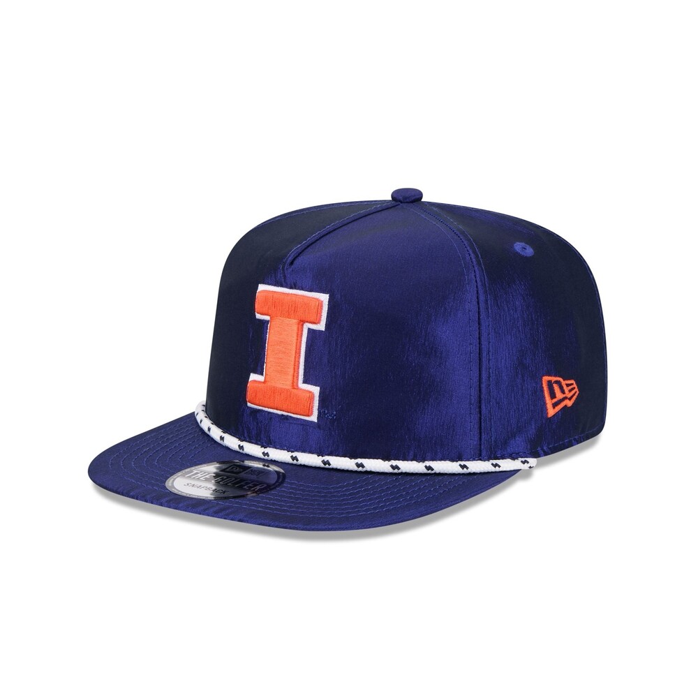 New Era Illinois Fighting Illini Team Rope Golfer Hat - One Size